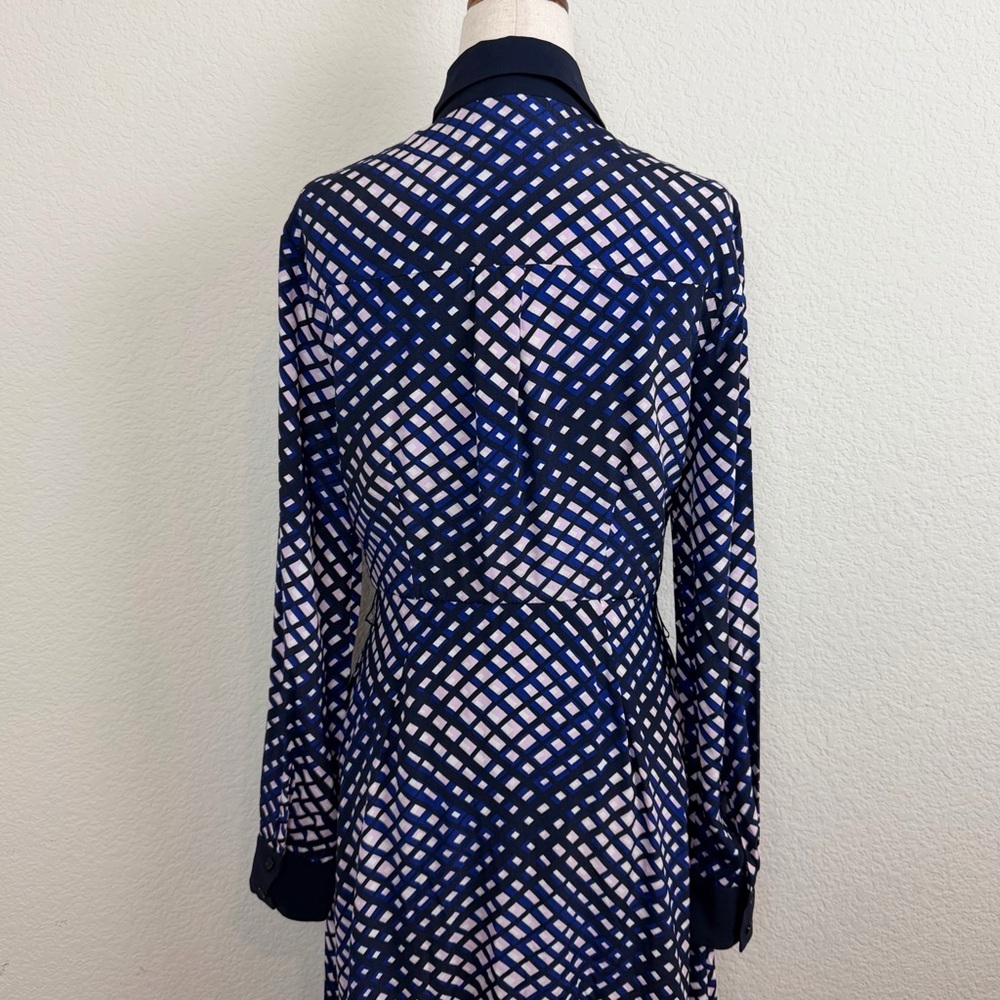 Hobbs Blue Elodie Shirt Dress - Picture 6 of 9